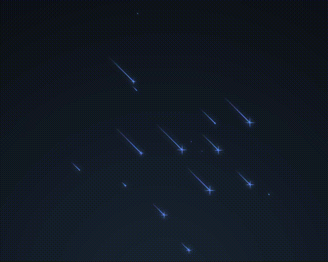 纯CSS流星雨效果-雪哥尔